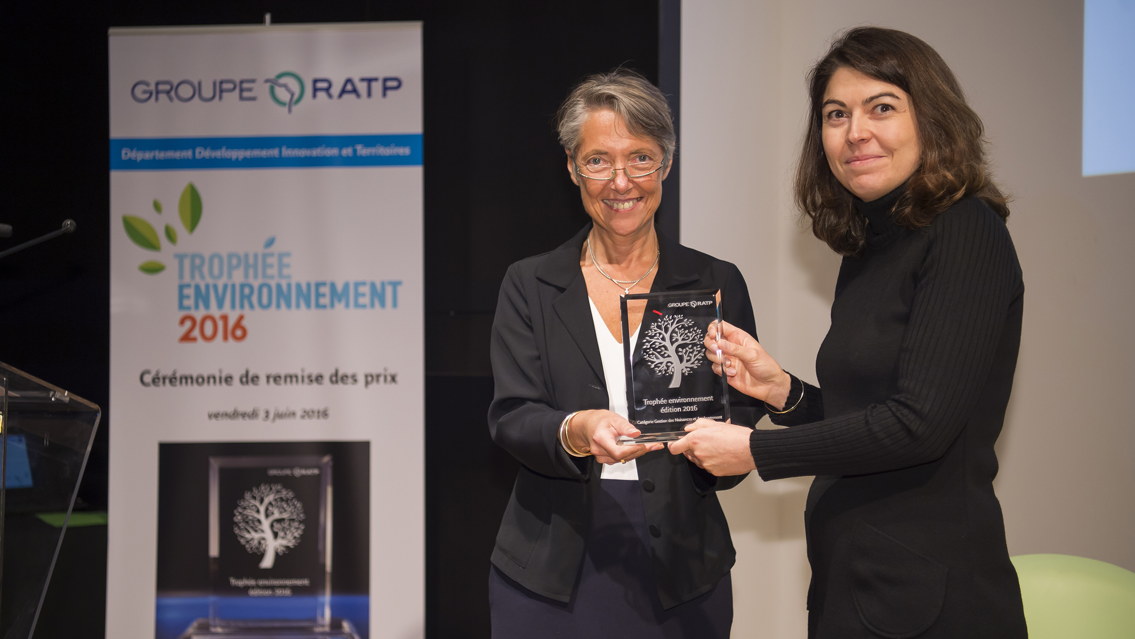 TROPHEE ENVIRONNEMENT 2016 DU GROUPE RATP